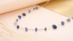 Load image into Gallery viewer, Blue Gem Necklace