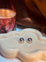 Load image into Gallery viewer, Silver Pearl Earrings