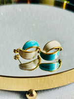 Load image into Gallery viewer, Ocean Blue Stud Earrings