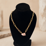 Load image into Gallery viewer, Minimalist Crystal Pendant Necklace