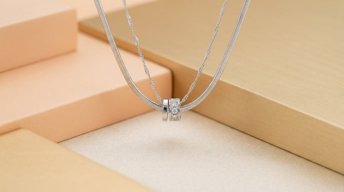 ✨ elevate your style with layered necklaces!