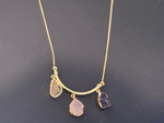 Load image into Gallery viewer, Luxe Raw Stone Statement Necklace
