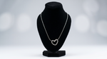 Load image into Gallery viewer, Silver Minimalist Heart Necklace

