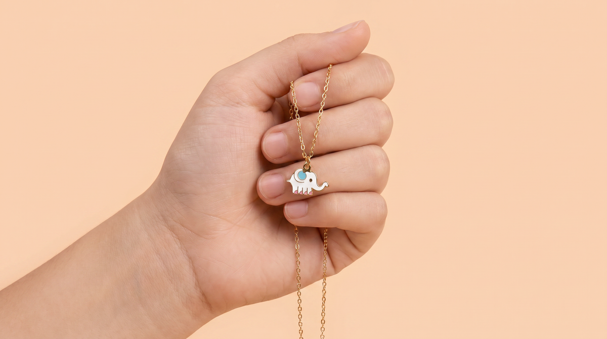 Gentle guardian charm necklace