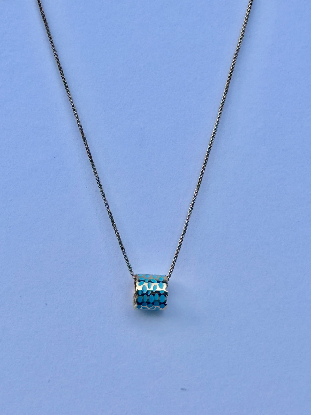 Eternal  Blue Charm Locket