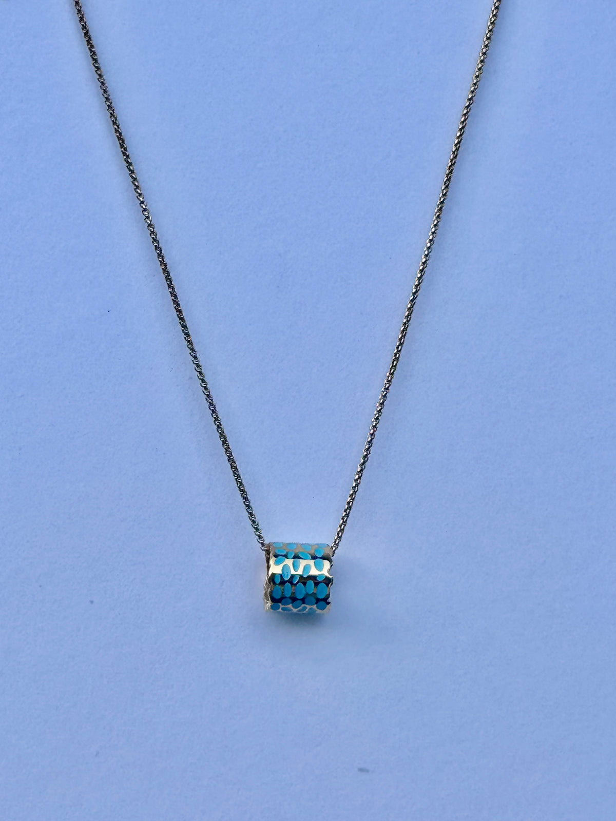 Eternal  blue charm locket