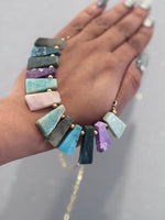 Load image into Gallery viewer, Bohemian Chic Natural Stone Necklace
