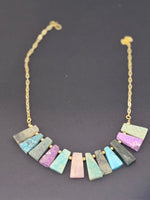 Load image into Gallery viewer, Bohemian Chic Natural Stone Necklace
