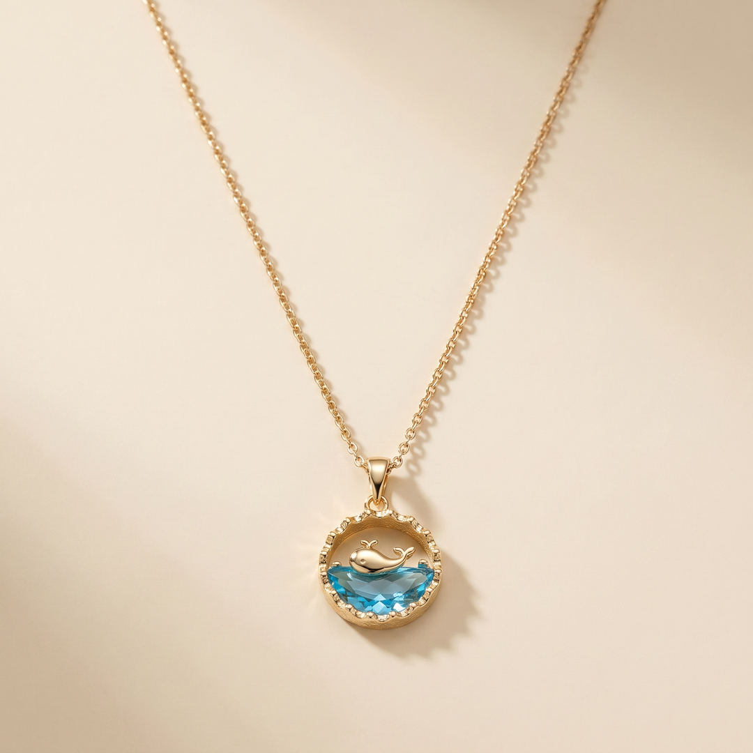 Dazzling Ocean Anti-Tarnish Necklace