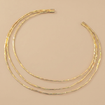 Load image into Gallery viewer, Elegant Triple Strand Neck Cuff
