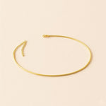 Load image into Gallery viewer, Minimalist Golden-Colour Neck Cuff
