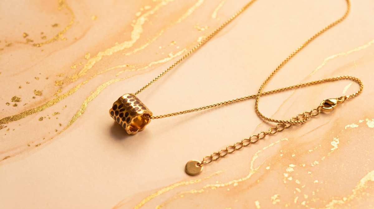 Eternal  black charm locket