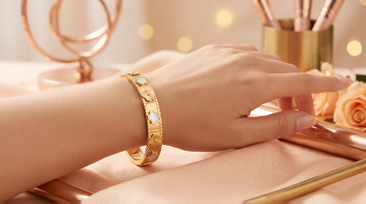 Floral elegance bracelet
